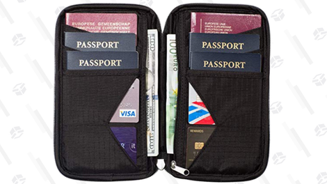 Zero Grid Passport Family Wallet | $18 | Amazon | Promo code VHJCETK8